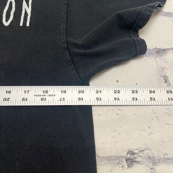 Marilyn Manson Shirt Adult Large Black MOBSCENE Rock Band Tee Goth Punk y2k - Picture 5 of 6